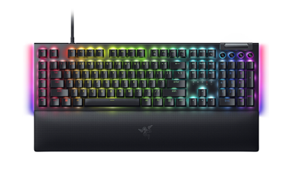 Picture of Razer | BlackWidow V4 | Mechanical Gaming keyboard | Wired | US | Black | Green Switch