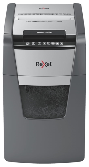Изображение Rexel Shredder Optimum AutoFeed+ 130M, (P-5), 130 sheets, 44 l basket