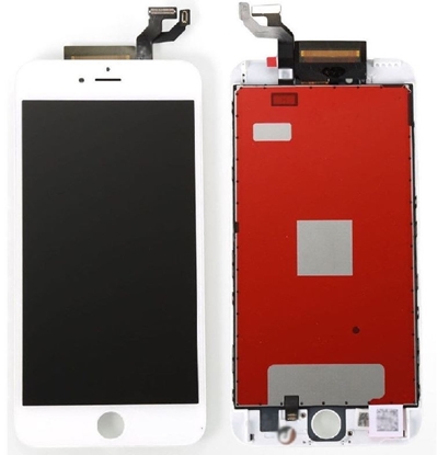 Изображение Riff Analogs LCD Displejs + Skarienjūtīgais ekrāna elements priekš iPhone 6s Plus Pilns modulis AAA kvalitāte Balts