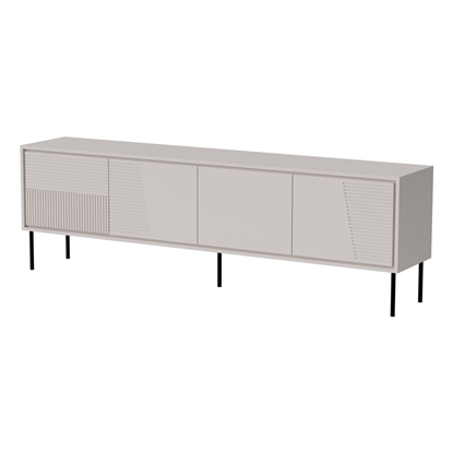 Attēls no RTV cabinet ABI 4D 200x38x62 cashmere matt