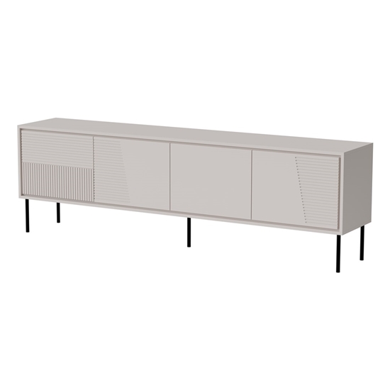 Изображение RTV cabinet ABI 4D 200x38x62 cashmere matt