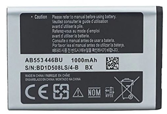 Picture of Samsung AB553446BU Akumulators priekš Samsung C3300 B2710 E1170 C5212 Li-Ion 1000mAh