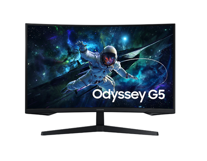 Attēls no Monitors Samsung 32" Odyssey G5 Curved QHD
