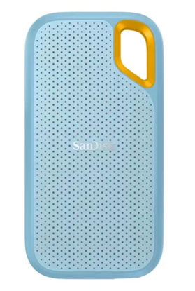 Изображение Dysk zewnętrzny SSD SanDisk Extreme Portable V2 1TB Niebiesko-żółty (SDSSDE61-1T00-G25B)