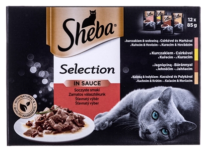 Picture of Sheba Selection in Sauce Juicy Flavours 12 x 85 g