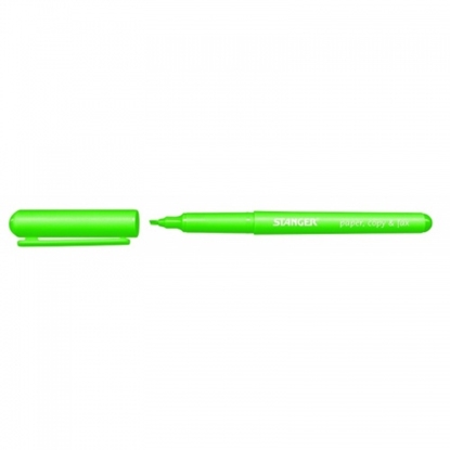 Attēls no STANGER Textmarker Pen, 1-3 mm, green, 10 pcs 180006900