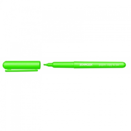 Изображение STANGER Textmarker Pen, 1-3 mm, green, 10 pcs 180006900