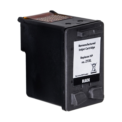 Attēls no Superbulk B-H21 Black Ink for HP Printer (Replacement HP 21XL C9351A) Standard