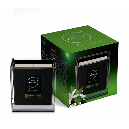 Picture of Svece arom. Aroma Black Series 155g, WhiteBlossom
