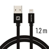 Picture of Swissten Textile Fast Charge 3A Lightning Data and Charging Cable 1.2m