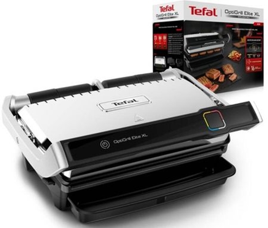 Picture of Tefal GC760D30 OptiGrill Elite XL Electric Grill, Black/Stainless Steel TEFAL | 2200 W
