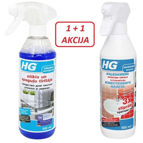 Picture of Tīr.līdzeklis HG kaļķakm.nogulsnēm + HG Stikla, spoguļu 2x0.