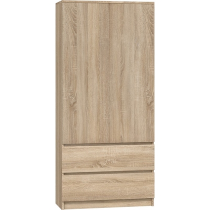 Attēls no Topeshop SZAFA MALWA SON bedroom wardrobe/closet 5 shelves 2 door(s) Oak