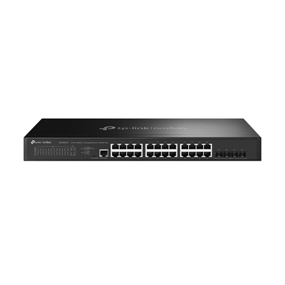 Attēls no TP-Link Omada 24-Port 2.5GBASE-T L2+ Managed Switch with 4 10GE SFP+ Slots