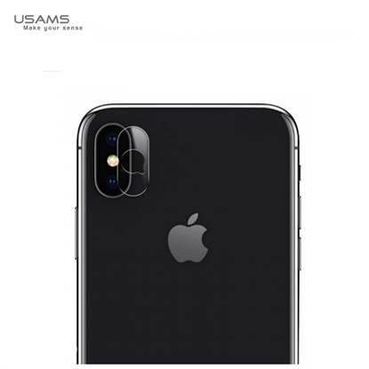 Attēls no Usams US-BH400 Aizsargstikliņš priekš aizmugurējās kameras Apple iPhone XS / X (2gb.)