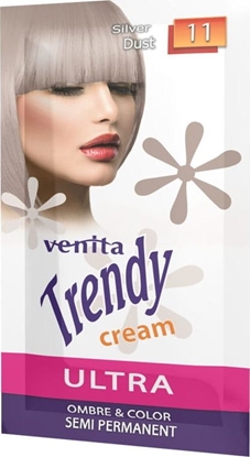 Attēls no Venita Trendy Cream Ultra krem do koloryzacji włosów 11 Silver Dust 35ml
