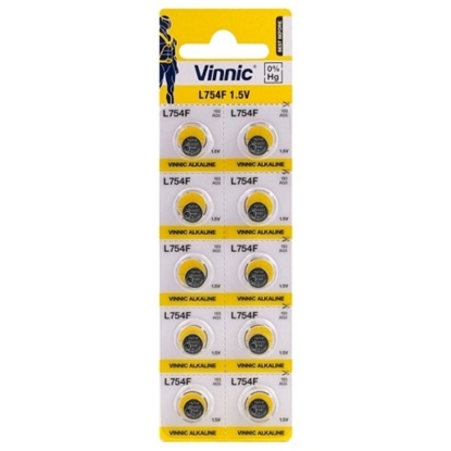 Изображение Vinnic AG5 baterijas blistera iepakojums 1.5v (10 gab.)