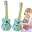 Изображение WOOPIE akustinė gitara vaikams, žalia, 43 cm