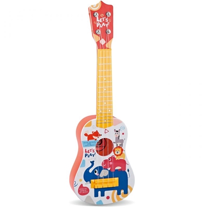 Attēls no Woopie vaikiška klasikinė gitara, raudona 57cm