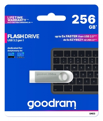 Picture of Zibatmiņa Goodram UNO3 256GB Silver
