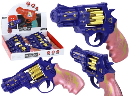 Attēls no Žaislinis revolveris su garso efektais, mėlynas