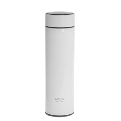 Attēls no Adler | Thermal Flask | AD 4506w | Material Stainless steel/Silicone | White