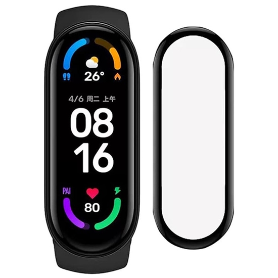 Picture of Bestsuit 9H Nano fleksibls stikls aizsargplēve ekrānam Xiaomi Mi Band 6 Caurspīdīga