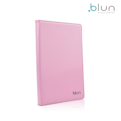 Picture of Blun UNT Universāls Eko ādas sāniski atverams maks ar stendu Tablet PC līdz 7" displēju