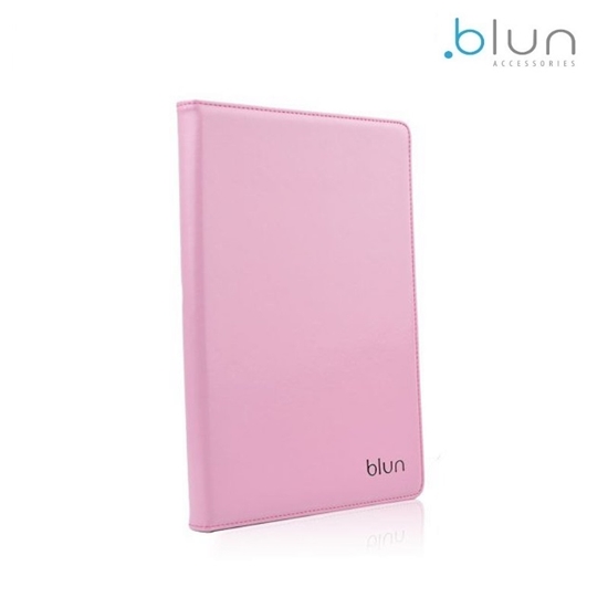 Изображение Blun UNT Universāls Eko ādas sāniski atverams maks ar stendu Tablet PC līdz 7" displēju