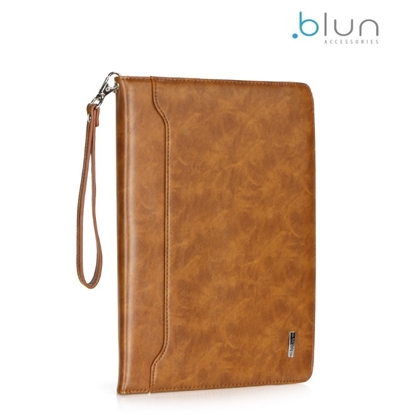 Picture of Blun UNT Universāls Eko ādas sāniski atverams maks ar stendu Tablet PC līdz 7" displēju