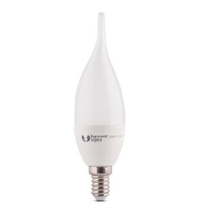 Изображение Bulb LED C37 E14 7W 230V warm white, flame