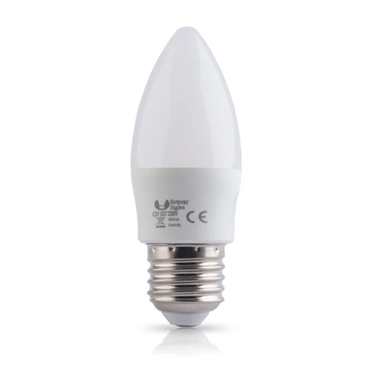 Picture of Bulb LED C37 E27 7W 230V warm white