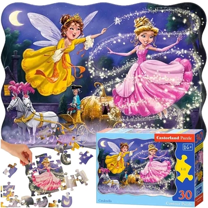Изображение Castorland Cinderella Princess Puzzle 30 pcs