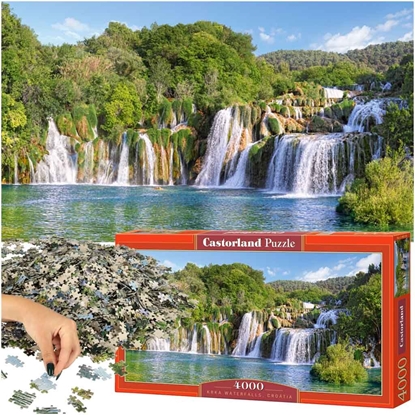 Attēls no Castorland Krka Waterfalls Puzzle 4000 pcs.