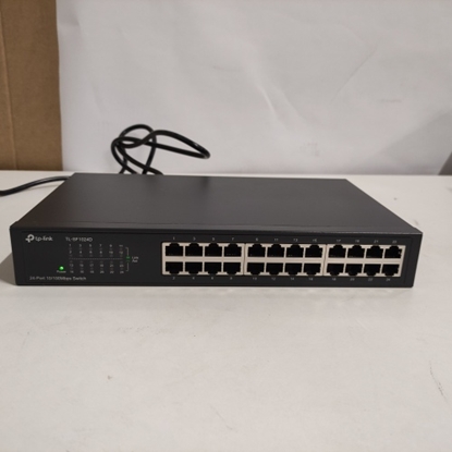 Picture of Ecost customer return TPLINK TLSF1024D 24Port 10/100 Mbps Switch, 13inch, 4.8 Gbps Capacity Style