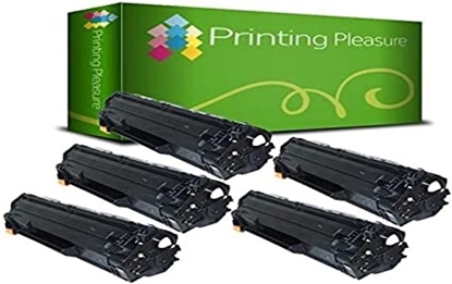 Изображение Ecost Customer Return, Printing Pleasure 3 Compatible Ce285A 85A Toner Cartridges For Hp Laserjet Pr