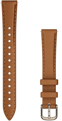 Изображение Garmin watch strap Lily 2 Leather, tan/cream gold