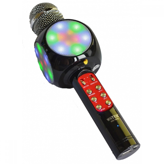 Изображение Goodbuy LED 360 karaoke mikrofons ar Bluetooth ska