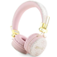Attēls no Słuchawki Guess Guess Bluetooth on-ear headphones GUBH704GEMP pink/pink 4G Metal Logo