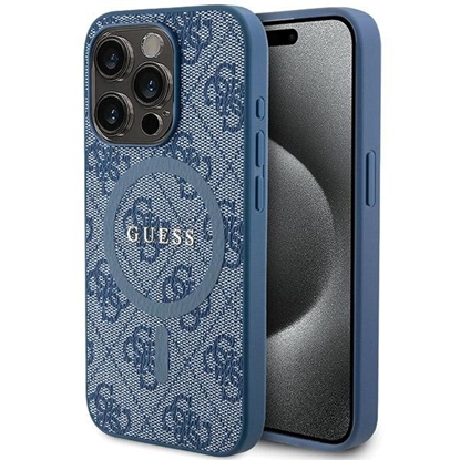 Picture of Guess GUHMP15XG4GFRB Back Case for Apple iPhone 15 Pro Max