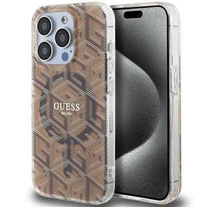 Picture of Guess GUHMP15XHGCUSTGW Back Case for Apple iPhone 15 Pro Max