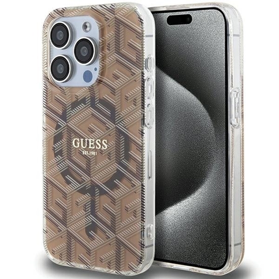 Изображение Guess GUHMP15XHGCUSTGW Back Case for Apple iPhone 15 Pro Max
