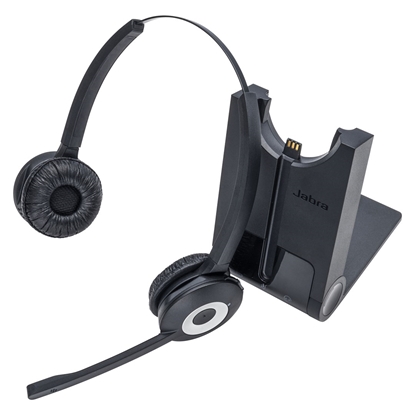 Изображение Jabra Pro 920 Duo Headset Wireless Head-band Office/Call center Black