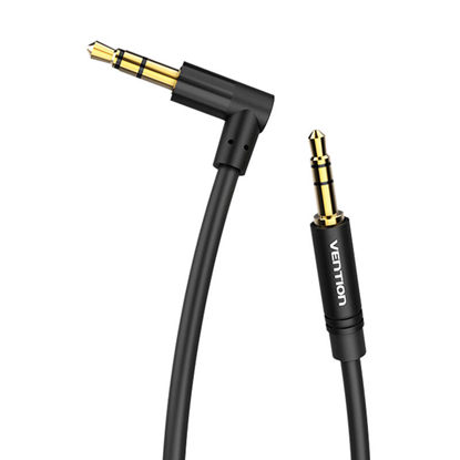 Attēls no 3.5mm Male to 90° Male Audio Cable 1.5m Vention BA