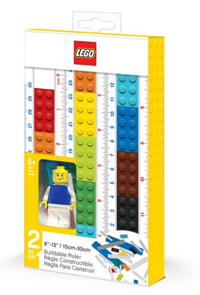 Attēls no LEGO 2in1 Buildable Ruler With Minifigure Ruler