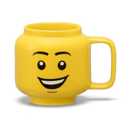 Attēls no LEGO Head Happy Boy Ceramic Mug 255 ml