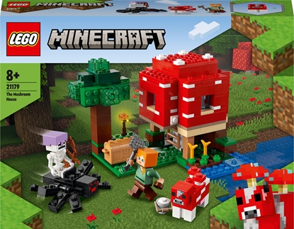 Picture of LEGO Minecraft 21179 The Mushroom House