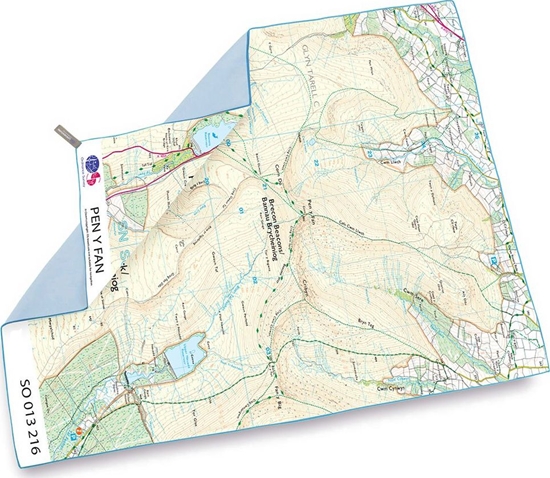 Изображение Lifeventure Rcznik szybkoschncy SoftFibre OS Map Giant, Pen-Y-Fan