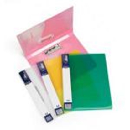 Picture of Mape ar piespiedēju A4 caurspīdīga sarkana,  Forpus