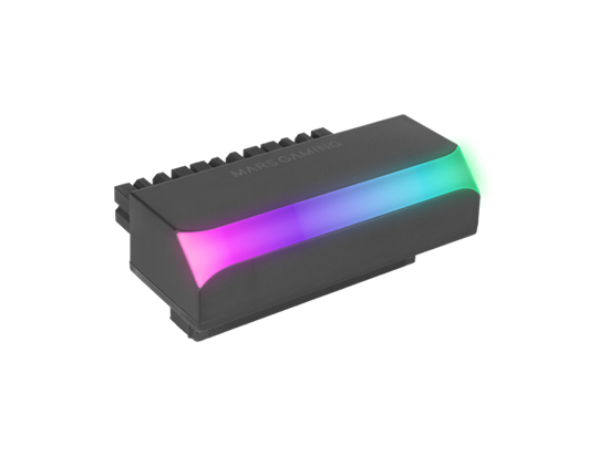 Picture of Mars Gaming MCA-L24 ATX 24pin 90° Adapter with ARGB